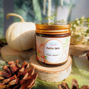 babie lato świeca colorfull mała