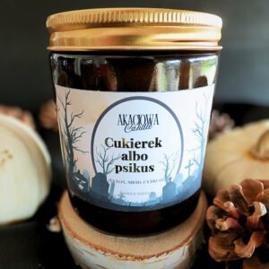 cukierek albo psikus świeca colorfull