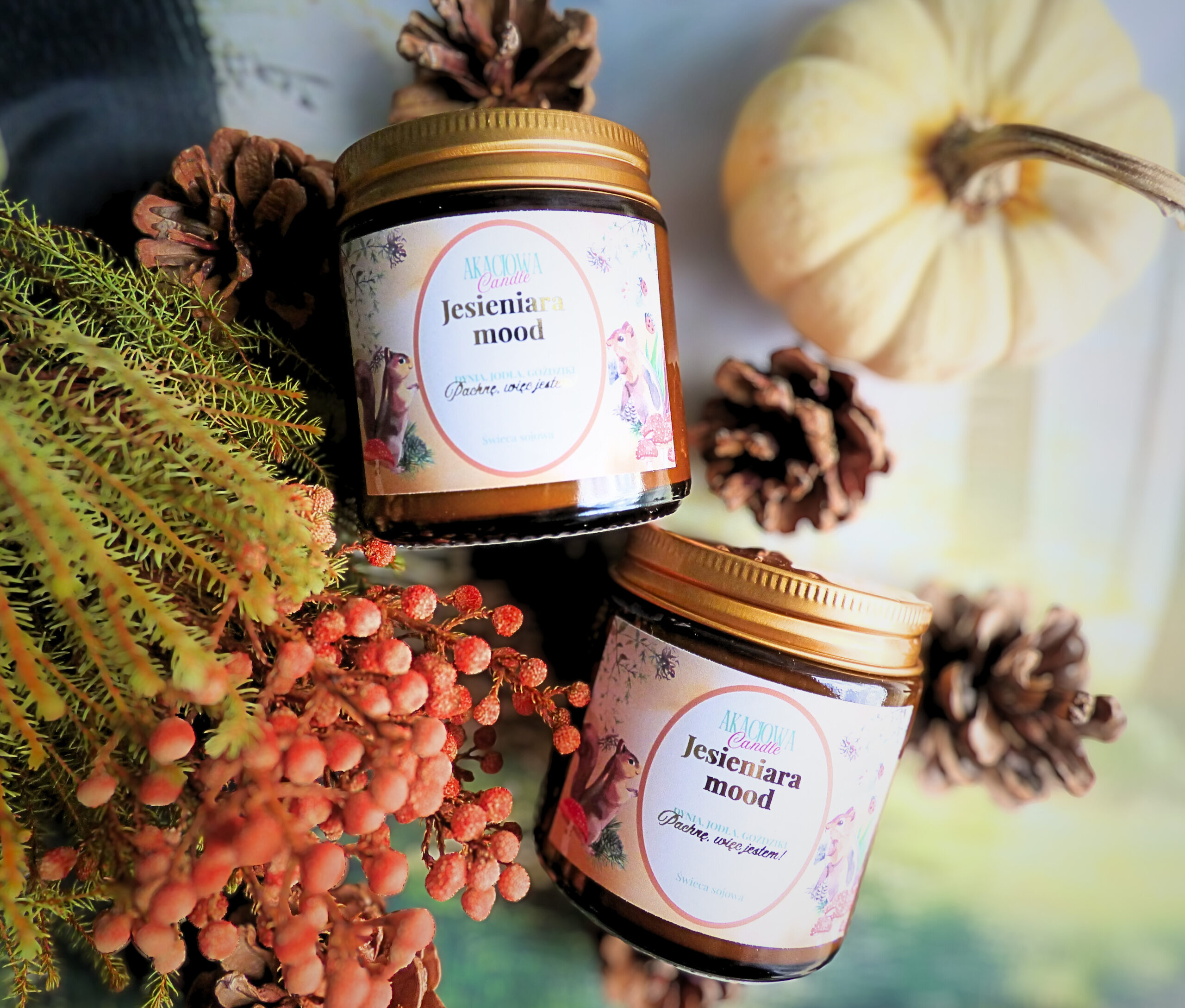 jesieniara mood świeca colorfull mała jesieniara mood świeca colorfull mała