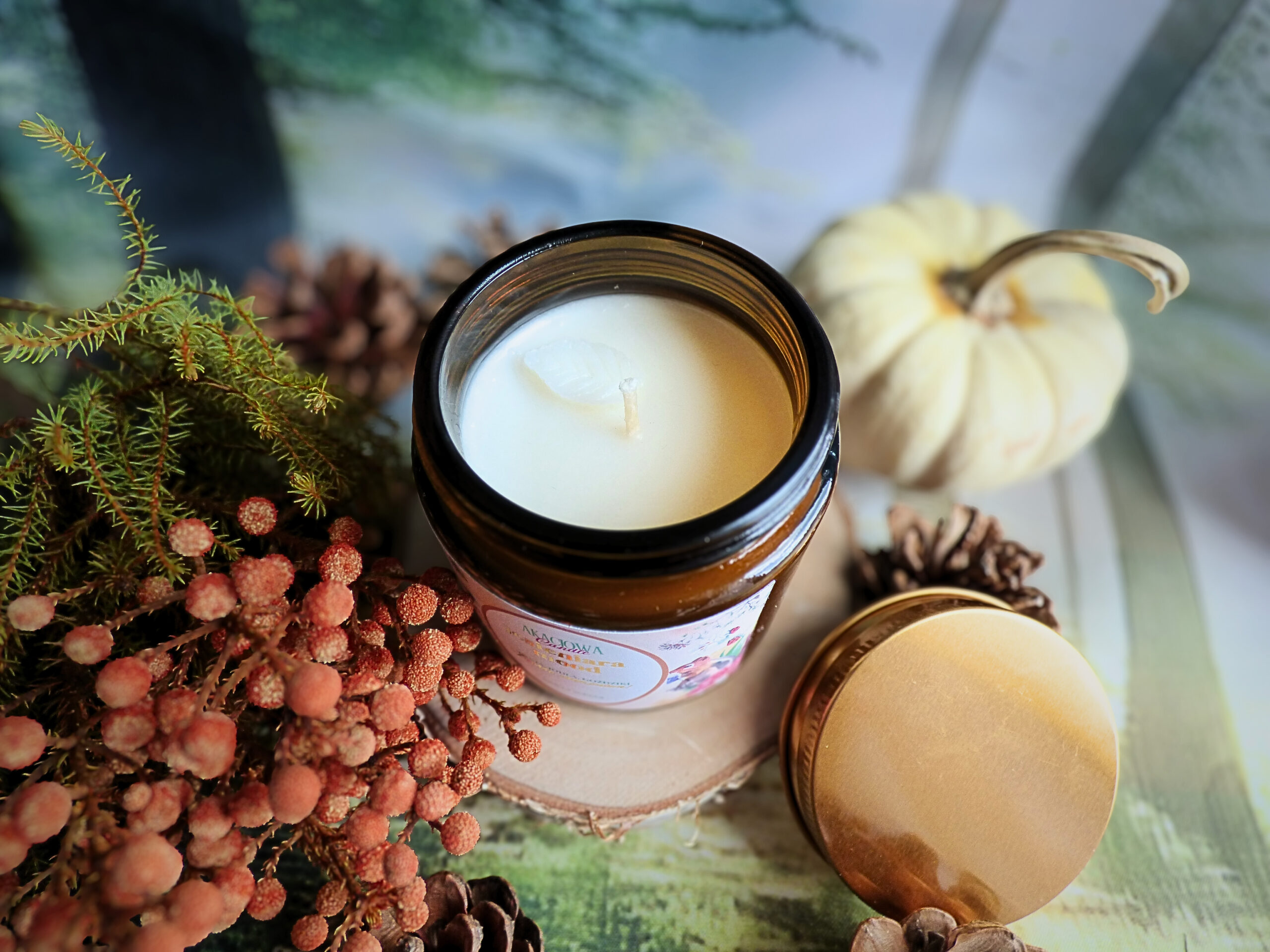 jesieniara mood świeca colorfull mała jesieniara mood świeca colorfull mała