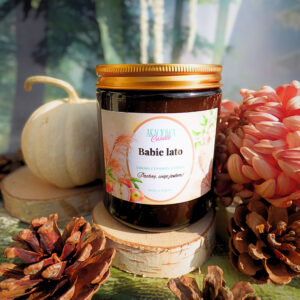 babie lato świeca colorfull duża