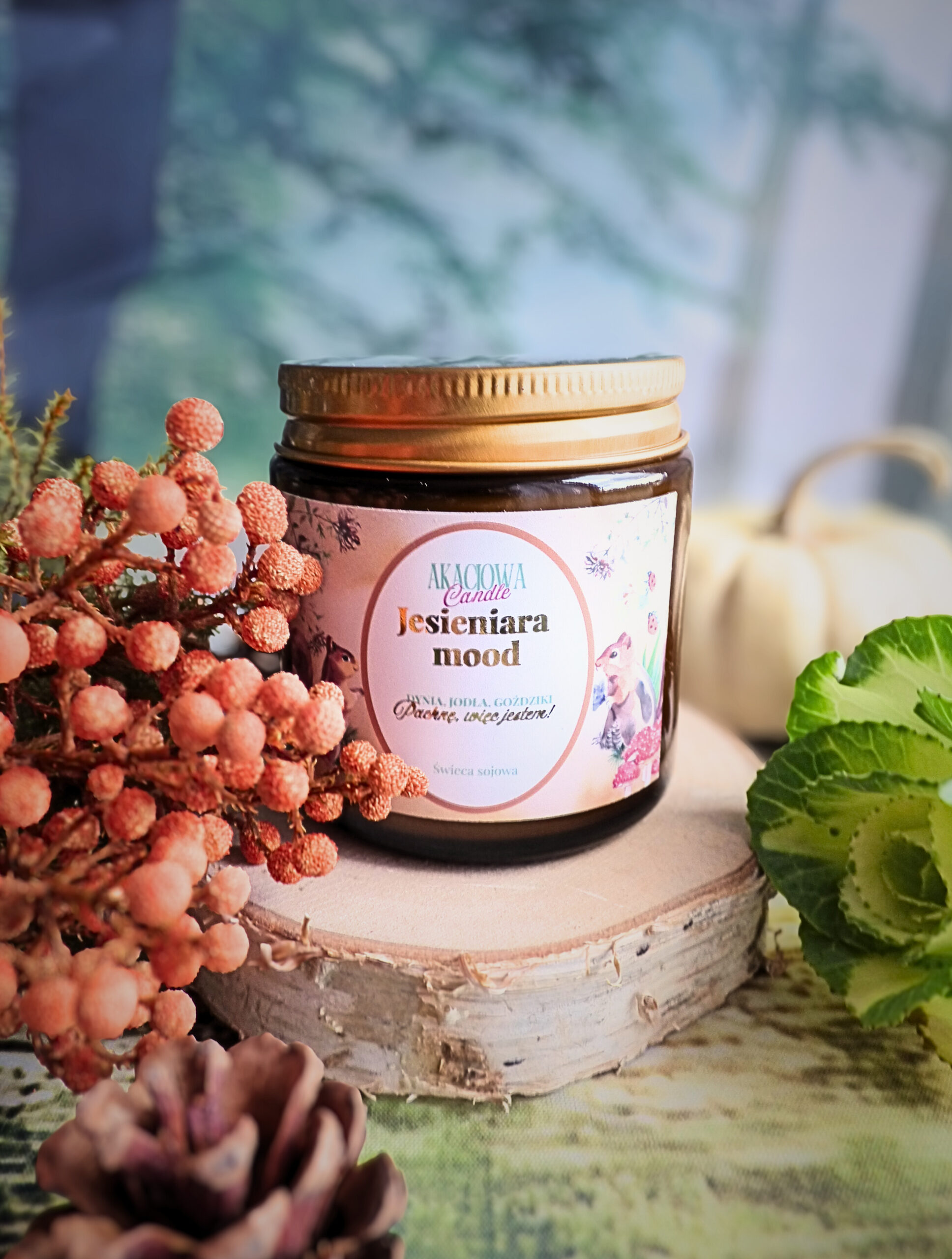 jesieniara mood świeca colorfull mała jesieniara mood świeca colorfull mała