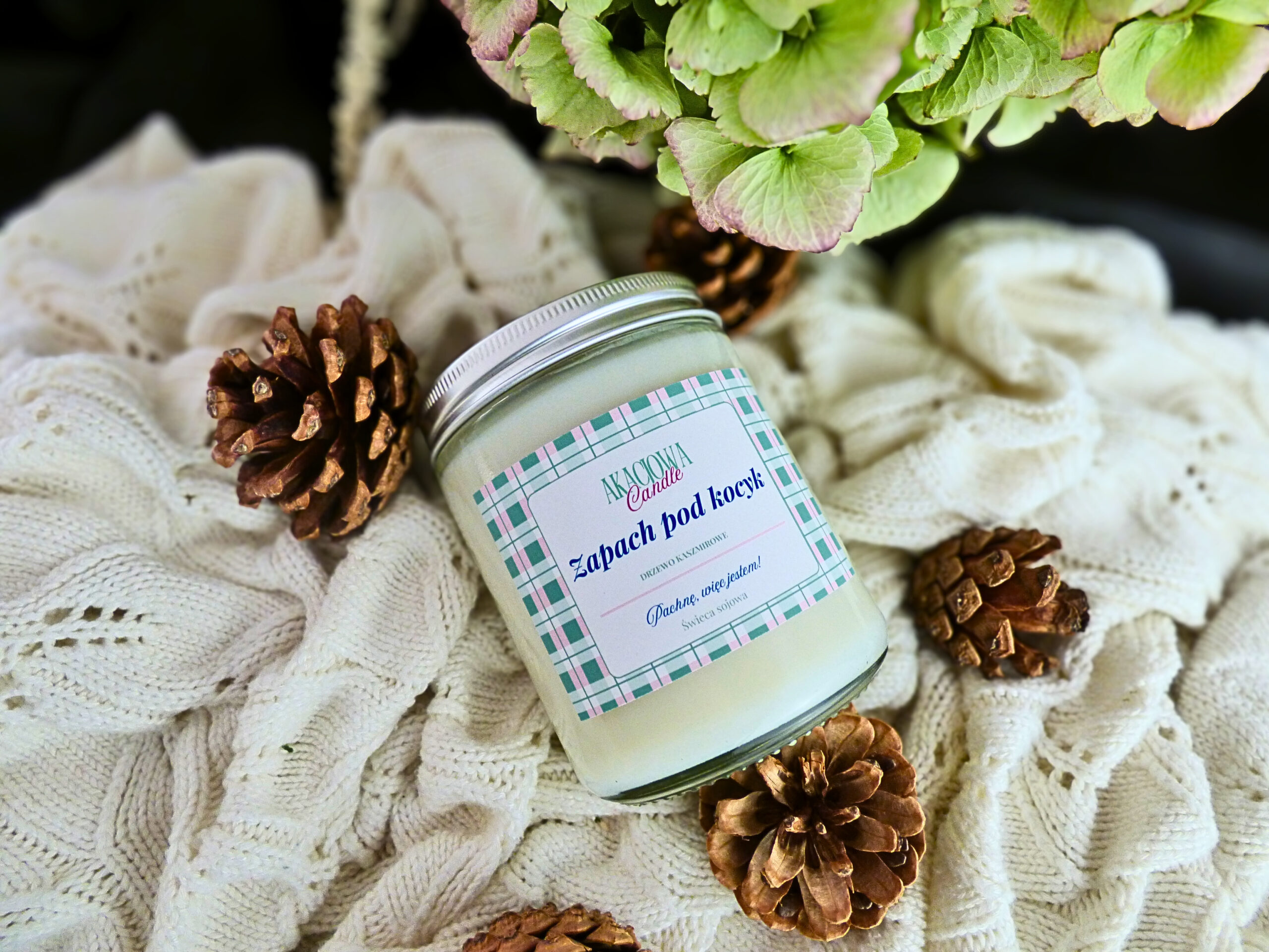 zapach pod kocyk świeca colorfull duża zapach pod kocyk świeca colorfull duża