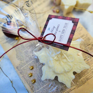 ŚnieŻynka świeca dekoracyjna w opakowaniu prezentowym