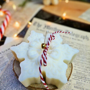 ŚnieŻynka świeca dekoracyjna