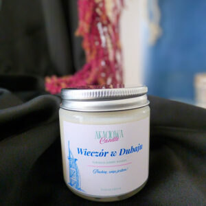 wieczÓr w dubaju świeca sojowa colorfull